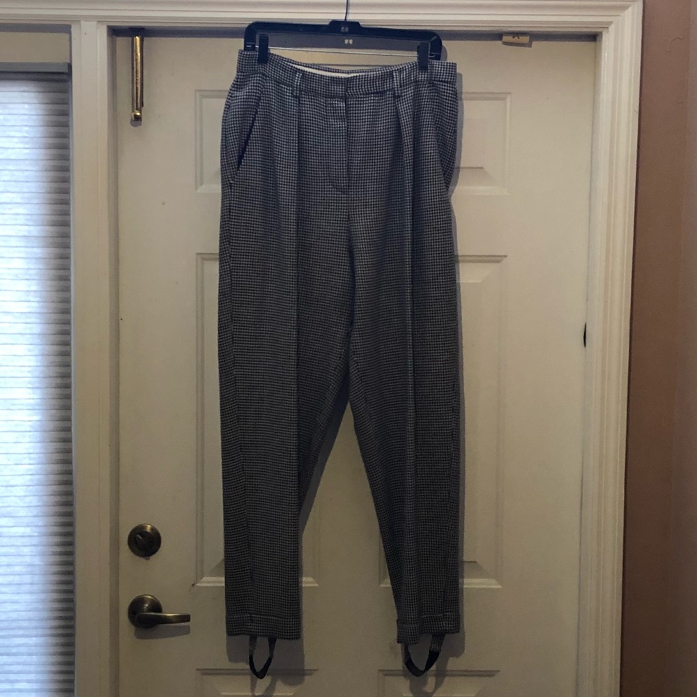 DKNY Stretch Wool Cuffed Trousers